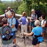 Members of MCM overlooking a valley